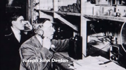 JJ Denton with Benn Clapp First transatlantic transmissions across to USA. 
